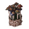 Pacific Giftware 12 Piece Ceramic and Resin Mushroom Picks with