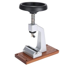 Focket Watch Case Opener,5700 Screw-in Waterproof Case Flexible Bench Wristwatch Back Remover Watch Repair Tool with Metal Base 12 Chucks for Watchmakers