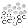 10pcs Resin Lens Brake Master Cylinder Sight Glass for Motorcycle