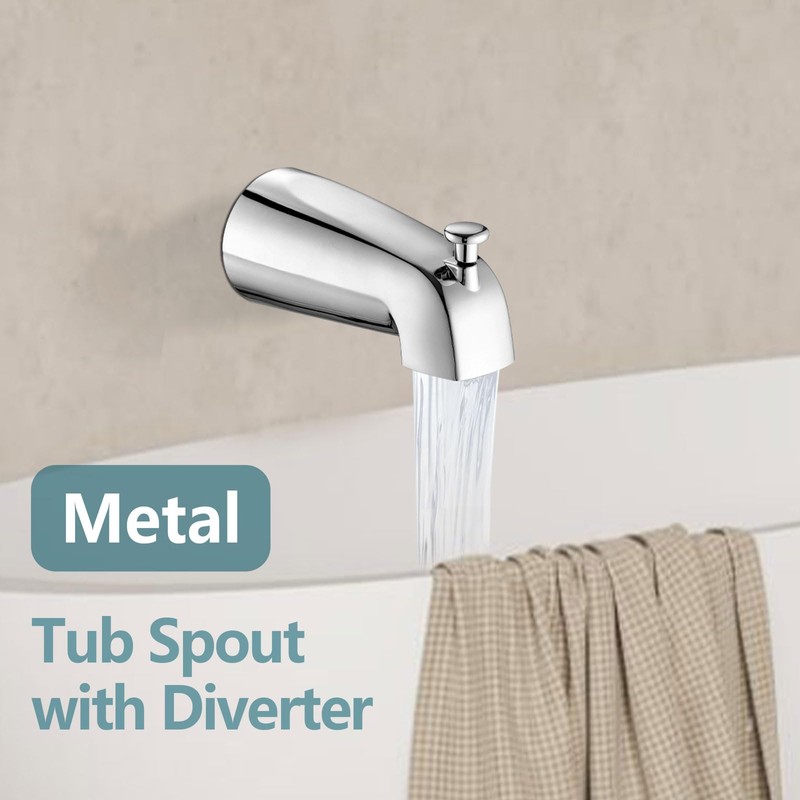 Ultrimkit 5" Dual Shower Faucet Compatible with 13/14 Series Tub