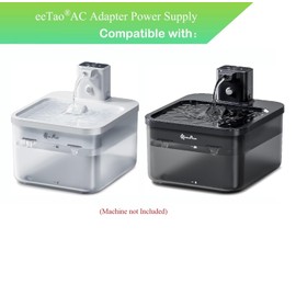 eeTao 5V 2A USBC Charging Cable Charger Power Cord Compatible with DownyPaws DPWFP6 Operated Cat Water Fountain 4000mAh Rechargeable Battery DC5V 2000mA 5VDC 2.0A 5.0V Power Supply