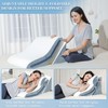 FSCGIFE Bed Wedge Pillow for Sleeping 3PCS, 20-in-1 Adjustable Memory