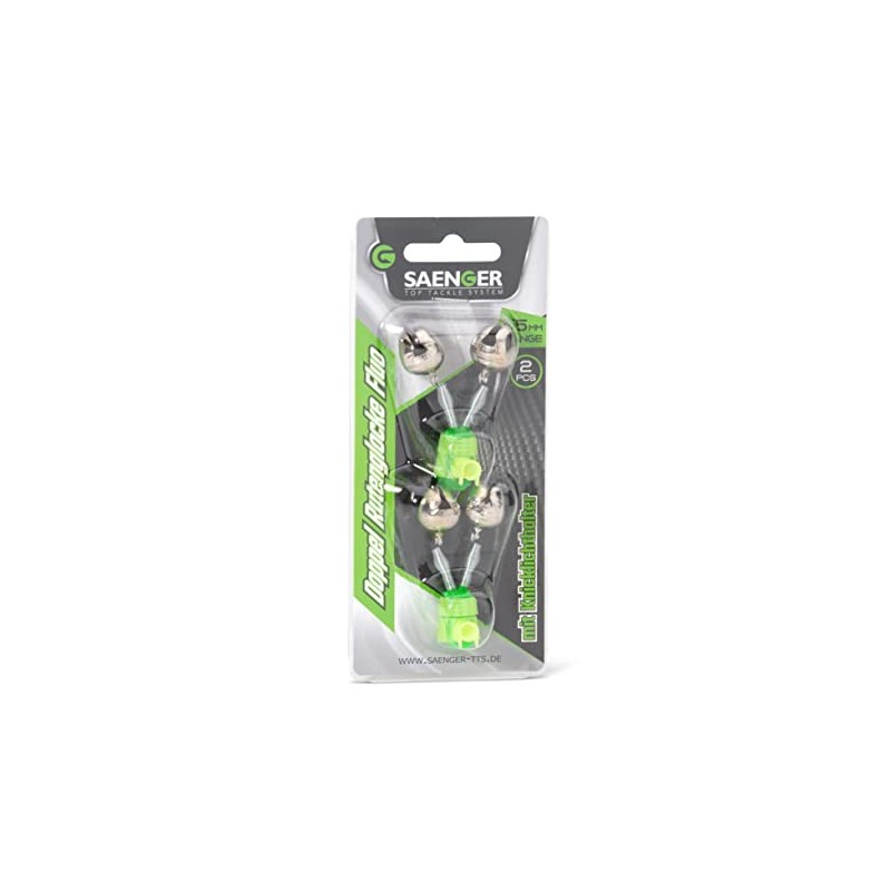 Saenger SPECITEC Double Rod Bell with Glow Stick Holder Pack