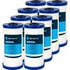 SpiroPure SP-AP810-BB 10x4.5 5 Micron Grooved Melt-Blown Polypropylene Sediment Water