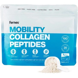 Fernes Mobility Collagen Peptides Powder - Glucosamine, 11 Ounce (Pack of 1)