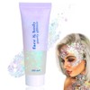 Glitter Gel, Glitter Liquid Eyeshadow Body Lotion, Chunky Glitter Gel,