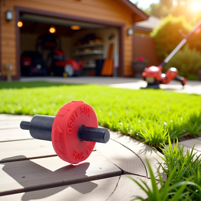 Jowxsx 1Pc Red Jump Start Electric Engine Drill Bit Adapter