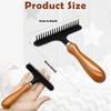 Carpet Rake, Hand Held Carpet Rake for Matted Carpet Comb