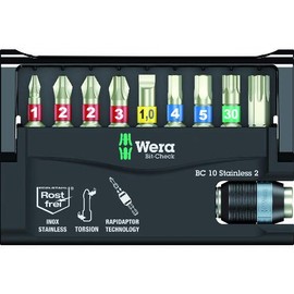 Wera BC10 Stainless Steel Bit Check 2, Japanese Specifications