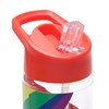 Smash Rainbow Water Bottle with Straw 700ml