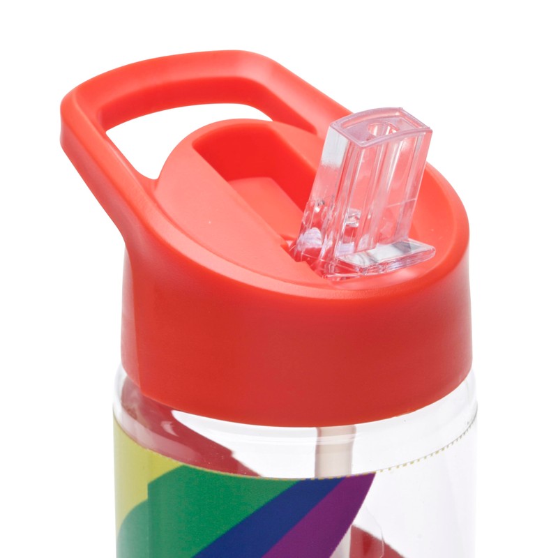 Smash Rainbow Water Bottle with Straw 700ml