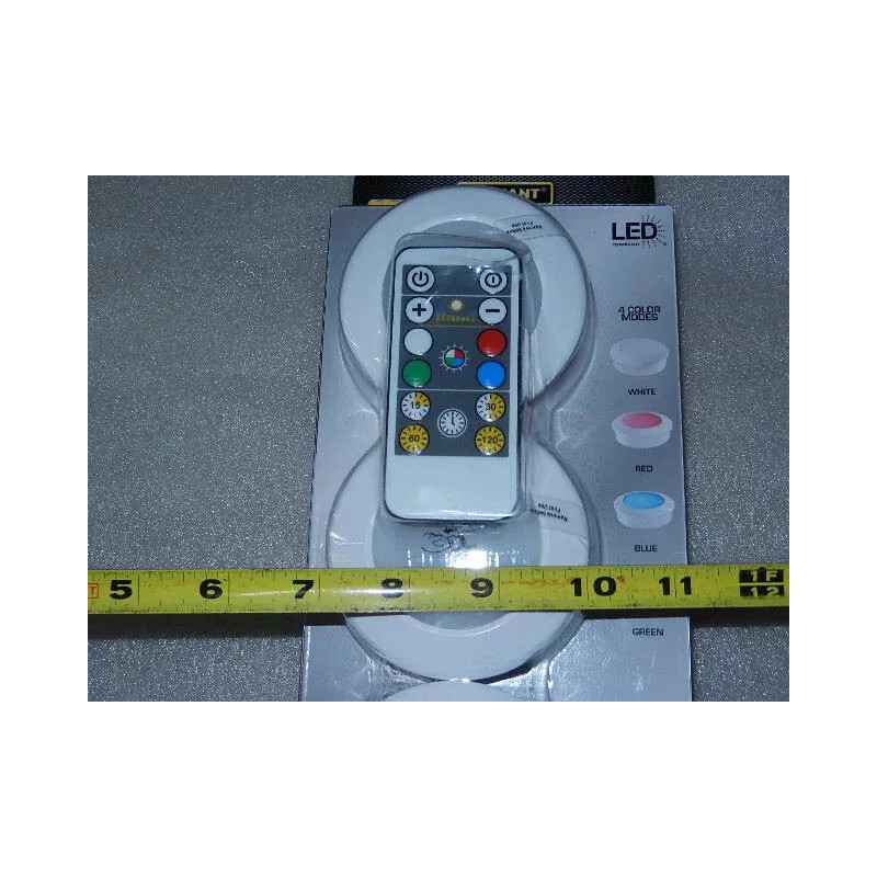 Defiant one new 3-pack Defiant Remote Control LED Color Changing