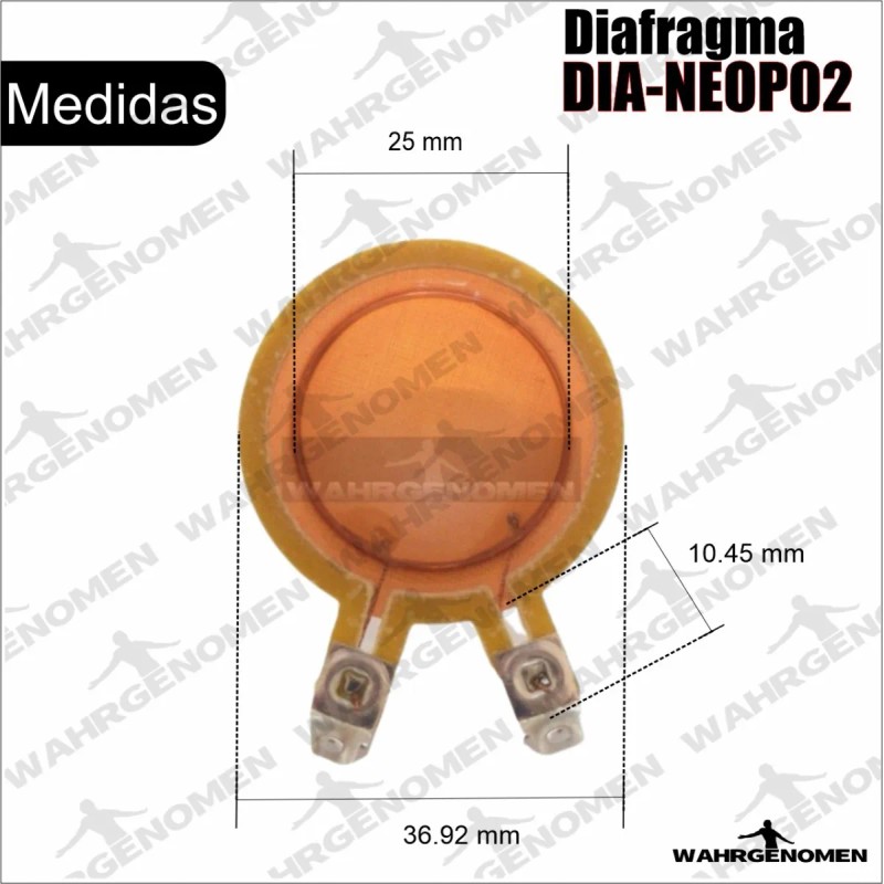 4 Diafragma 1 Pulgada Repuesto Para Driver Tweeter Neodimio