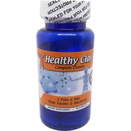 MineCeuticals Healthy Oregon Blue Clay Complete Detox Cleanse Capsules [Blue ...
