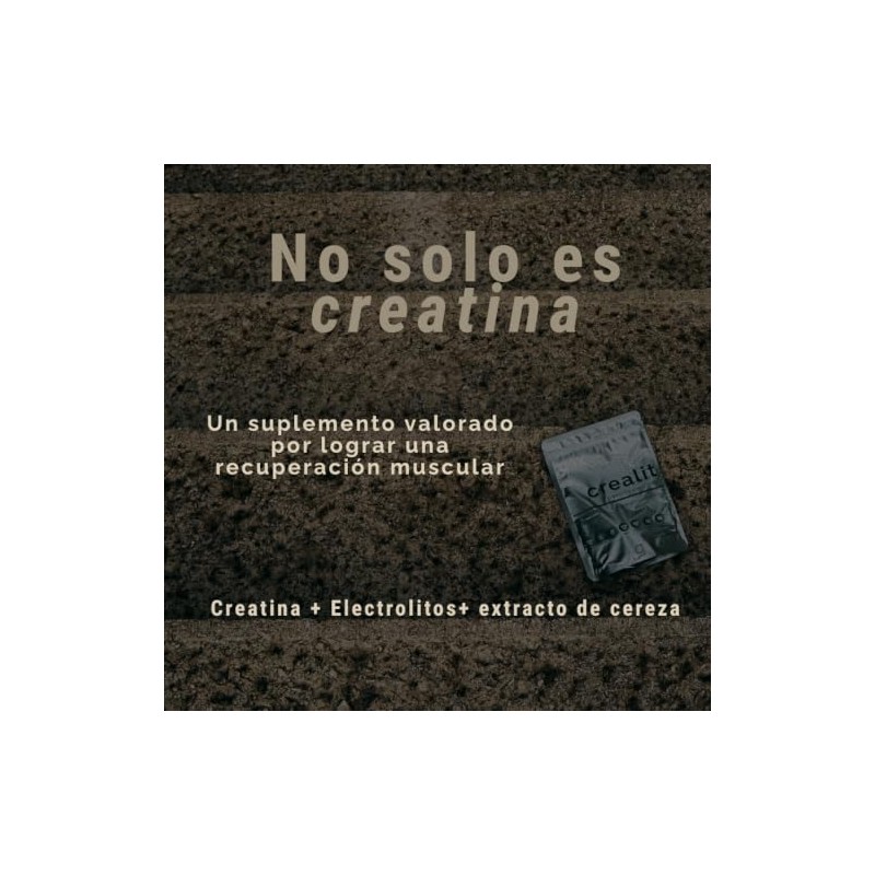 Creatina monohidratada + electrolitos + extracto de cereza Alta pureza