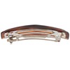 Caravan Encased Oval Tortoise Shell Automatic Barrette