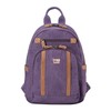 TRP0255 Troop London Classic Canvas Backpack - Small - Purple