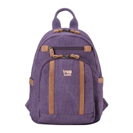TRP0255 Troop London Classic Canvas Backpack - Small - Purple