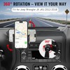 Upgraded Phone Mount Compatible with Jeep Wrangler JK JKU 2012-2018