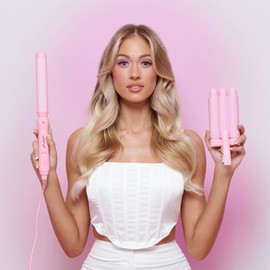 Mermade Hair Style Wand - Pink