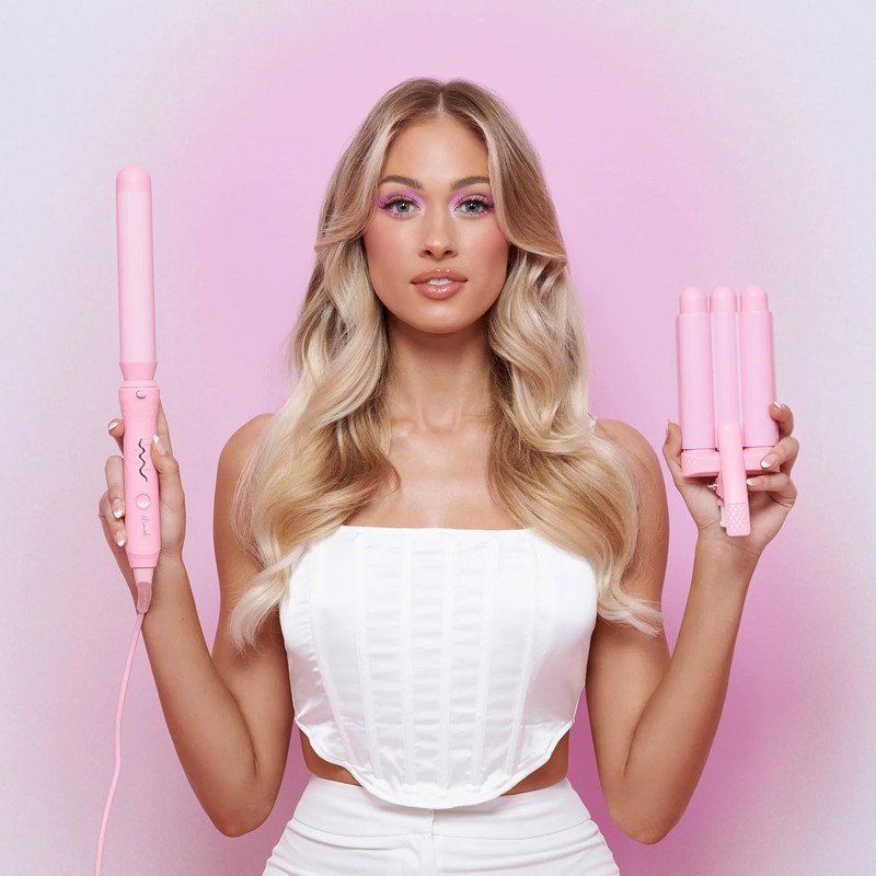 Mermade Hair Style Wand - Pink