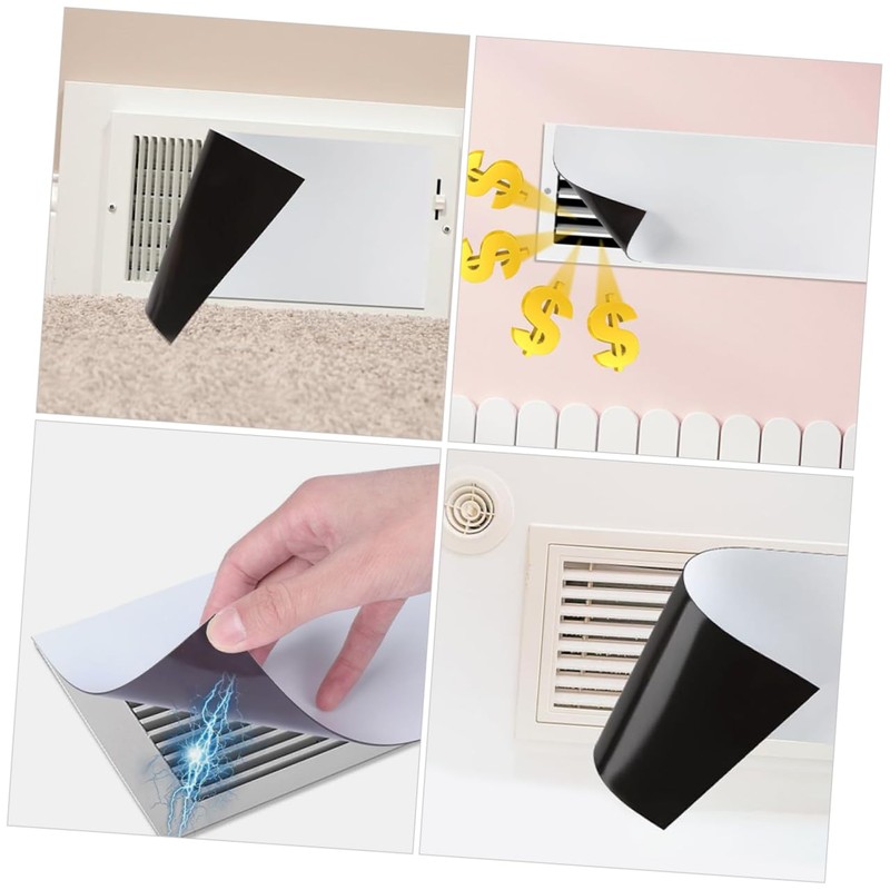 DOITOOL 3pcs Magnetic Floor Vent Covers for Installation Efficient Airflow