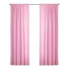 Elefantito Juego De Cortinas Decorativas Lisas Rosa Soft Elefantito