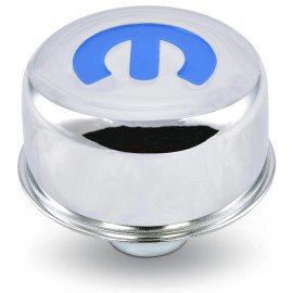 Atech FITS MOPAR DODGE CHROME VALVE COVER BREATHER 1.25" HOLE 318 340 360 383 426 440