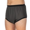 PU-Slip, Schlupfform, Artnr. 1204 anthrazit Unisex 54