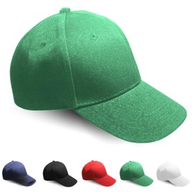 Fersora Men's Cap, Women's Baseball Cap, Men's Cap, Women's Breathable and Adjustable Baseball Cap for Sports, Runnig, Golf Cap, Unisex, Protects from Sun and Rain, One Size, Green