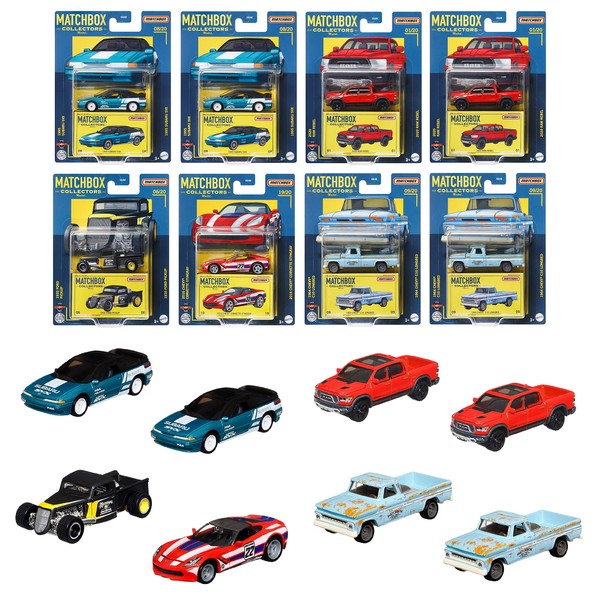 Matchbox 986M-GBJ48 Collector's Assortment, 8 Mini Cars in Box Sale, Ages 3 and Up