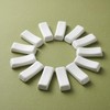 Toyvian Supporto Poggia-Bacchette in Ceramica Bianca 12 Pezzi, Porta-Couverts Piccolo