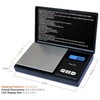 E-FAST Pocket Scale Portable Digital Scale with Back-lit LCD Display,
