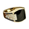 Hip Hop Ring for Men Fashion Cuban Link Chain Ring