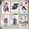 Ukiyo-e Style Renorman Cards, Set of 36, Japanese Design, Caramel