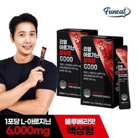 퍼니트 리얼 아르기닌 파워업 6000 타우린 15포 x 2박스 FunnyT Real Arginine Power Up 6000 Taurine 15 Packs x 2 Boxes