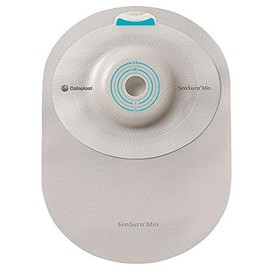 Mio 1-Piece Closed Pouch, Soft Convex, Maxi, Opaque with Inspection Window, Pre-Cut, 1-3/8" (Box of 10)