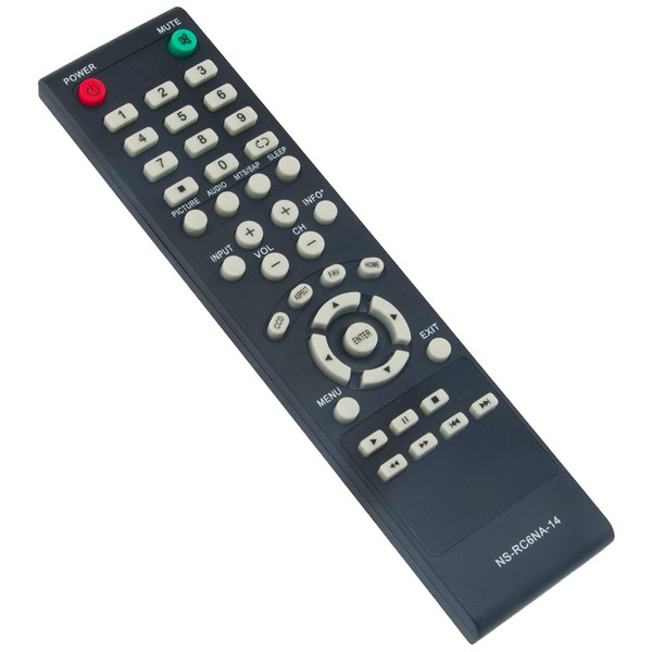NS-RC6NA-14 Replace Remote Control fit for Insignia TV NS-24E40SNA14 NS-32D20SNA14