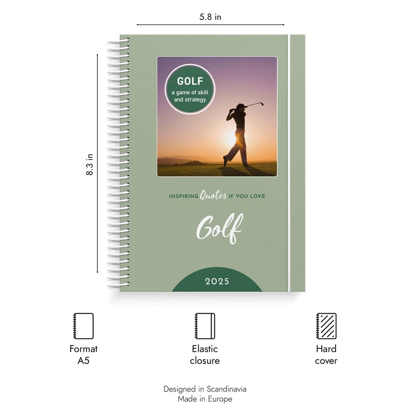 Burde Planner 2025 | Golf Planner | Weekly & Daily