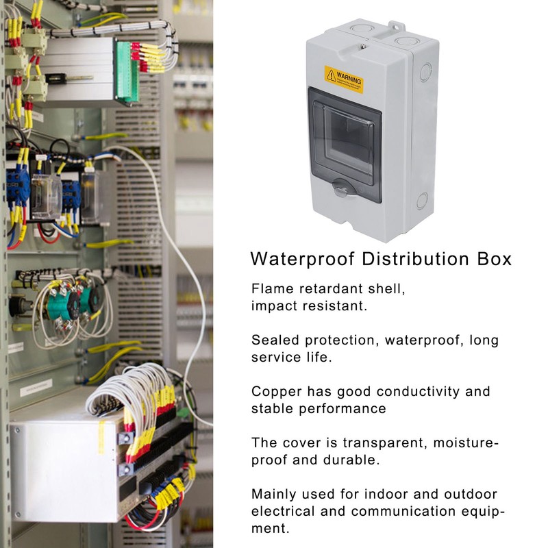 Waterproof Distribution Box Electronic Junction Box for Indoor Outdoor Electrical