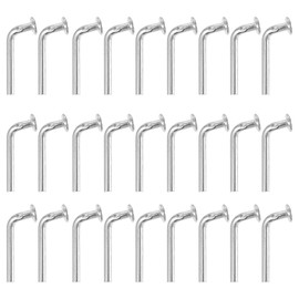 POPETPOP Pallet Rack Safety Bolts - 100pcs Universal Pallet Rack Drop Pin Heavy Duty J Bolt Safety Clip Pallet Racking Drop Pin for Home, or DIY Shelving Project