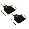 2pcs Kitchen Cooking Aprons Adjustable Bib Soft Chef Apron with