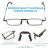 SKYOLUY Durable Ultra Thin and Lightweight Folding Reading Glasses for