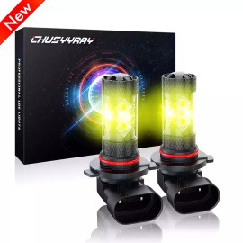 CHUSYYRAY 2x Super yellow 3000K LED Fog Light Bulbs For Dodge RAM 1500 2500 3500 4500