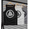OM3® Valknut Vikings Knot Tank Top Shirt Men's Wotan Knot