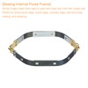 QUARKZMAN Metal Inner Flex Frame 4 Pieces 9.84 x 0.55