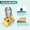 Heyalan Bathroom Shower Valve Mixer Single-Function Single Handle Trim Kit
