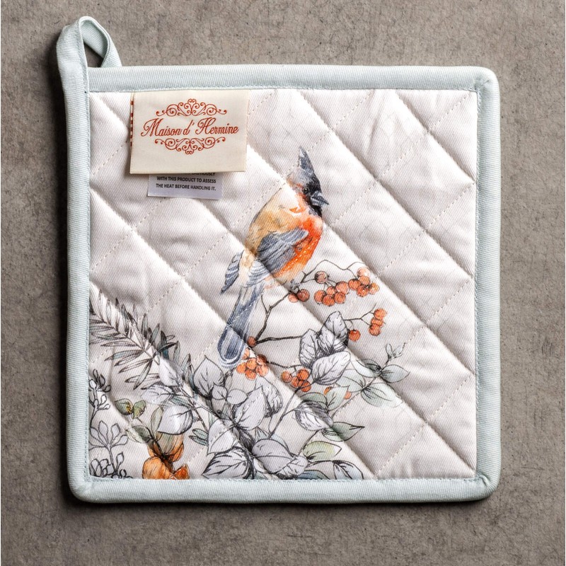 Maison d'Hermine Oven Gloves and Pot Holders Christmas Set