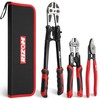 RIZOM 3-Piece Bolt Cutter Pliers Set, 14" Heavy Duty Bolt