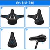 COOWOO Bicycle Saddle Cover, Super Thick Memory Foam Saddle Cushion,